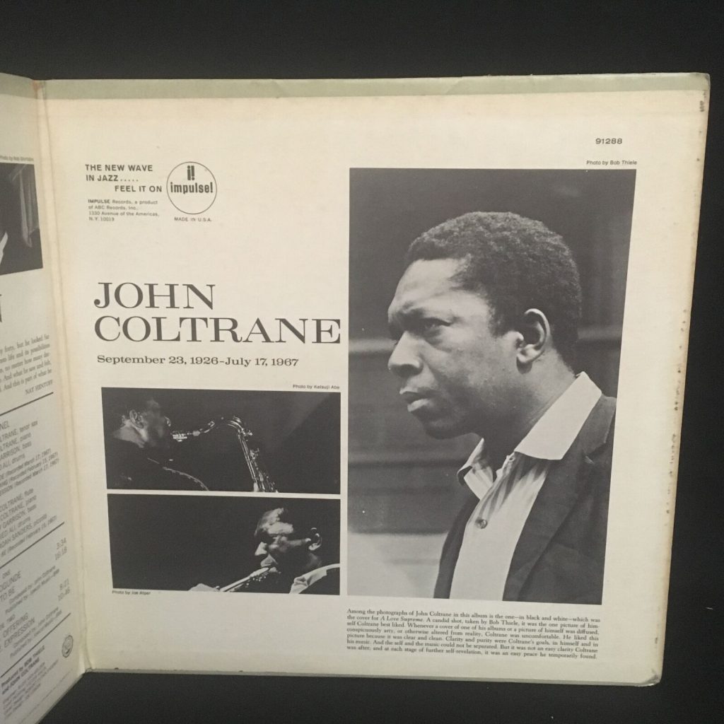 John Coltrane - Expression LP NM 1967 Gatefold Avant Jazz - Eclectic Sounds