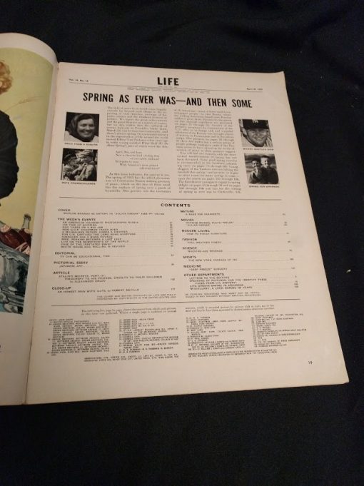 Vintage LIFE Magazine Marlon Brando April 20 1953 Julius Caesar History