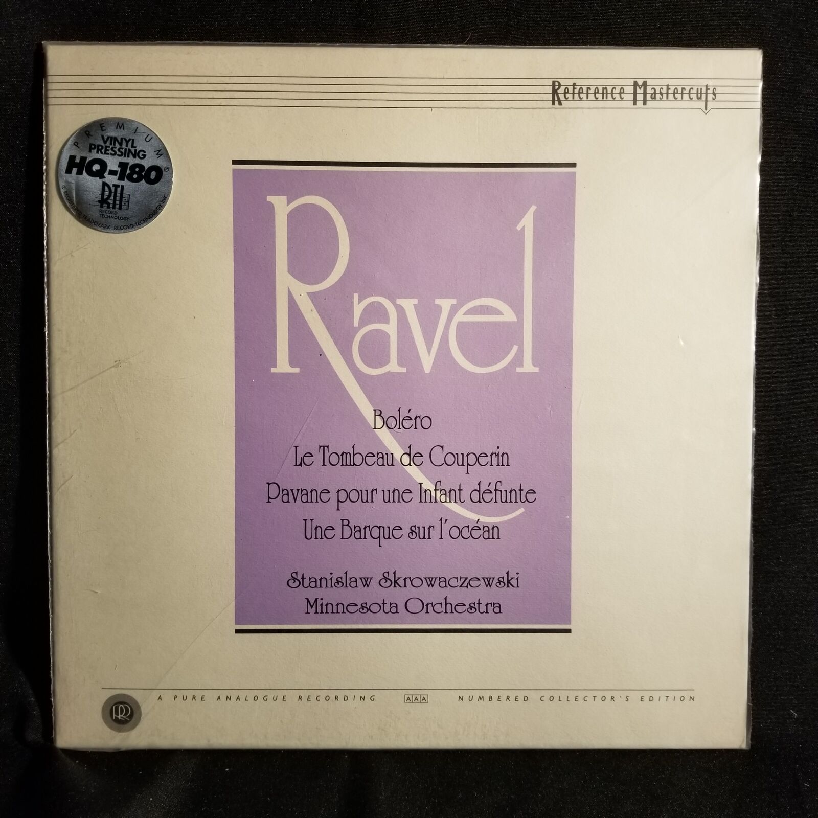 Ravel Orchestral Works LP 1992 Reference Mastercuts RM-1001 Audiophile ...