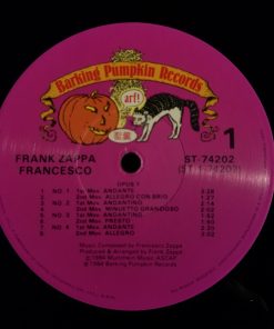 Frank Zappa Barking Pumpkin selling Disc