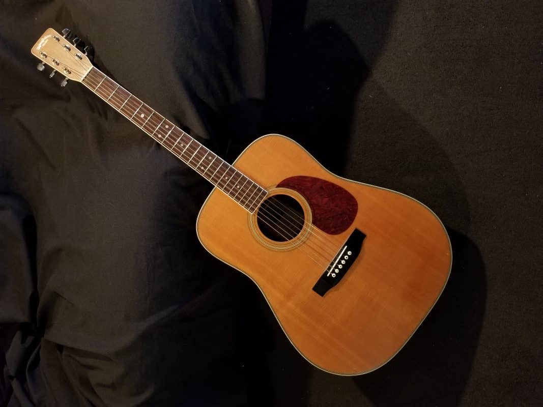 1984 Martin Sigma Acoustic Electric Guitar SDR35 D35 Dreadnought in