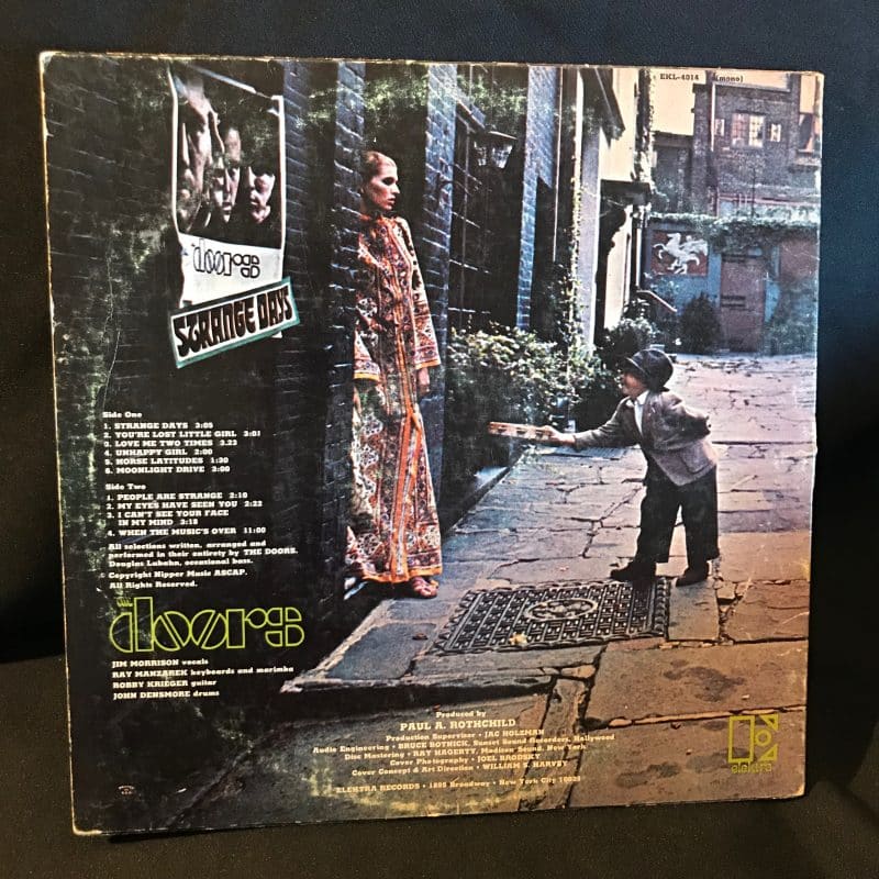 The Doors Strange Days LP 1967 Mono First Press Pitman Morrison