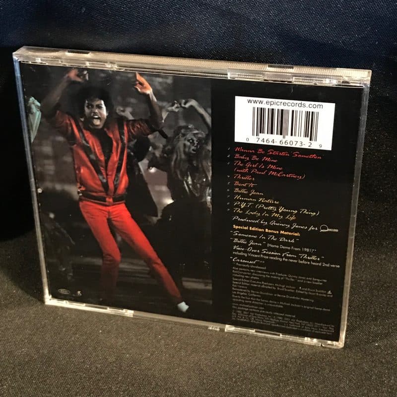 Michael Jackson - Thriller Special Edition CD MINT 2001 Gold CD Quincy ...