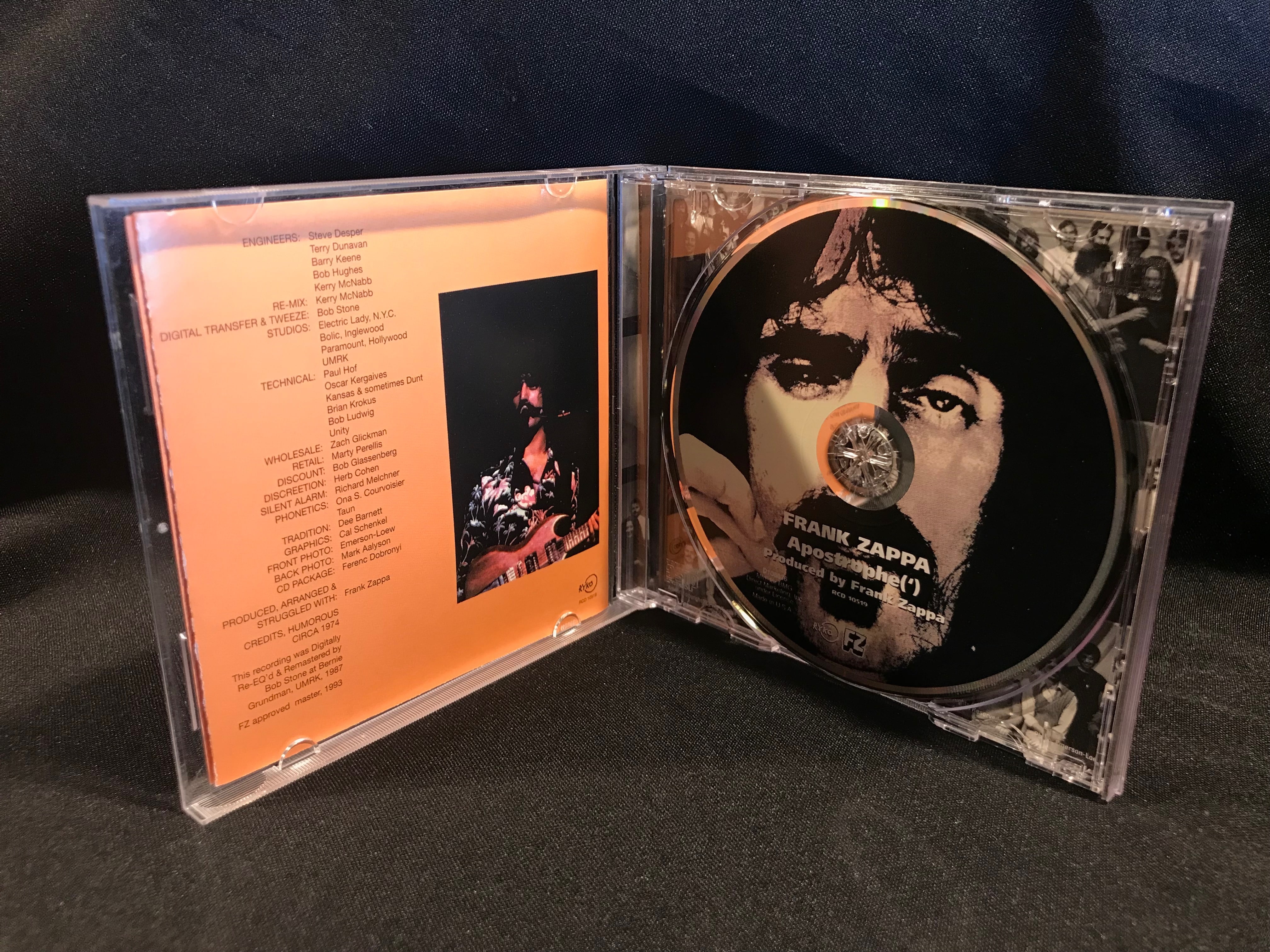 Frank Zappa - Apostrophe (') CD 1995 Club Remaster George Duke Fusion ...