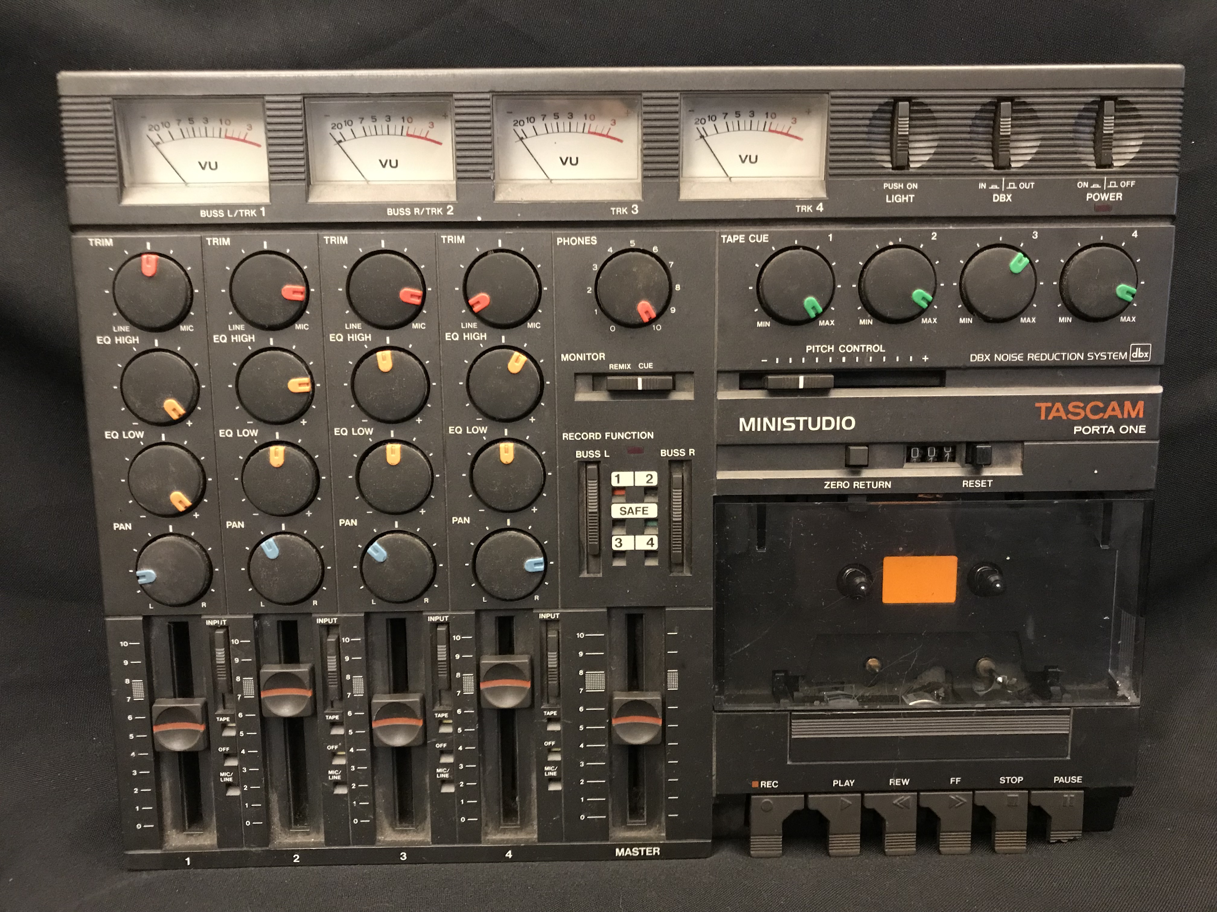 Tascam Porta One Ministudio AS-IS 4-track Tape Recorder Mixer