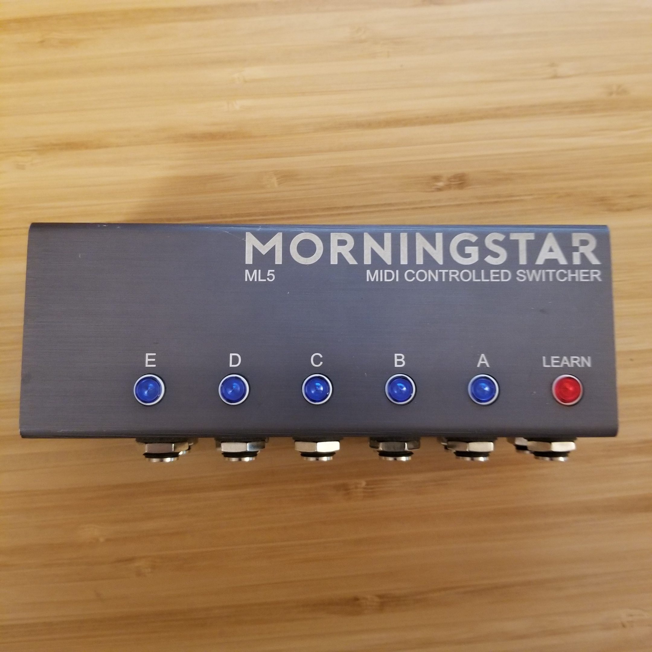 Morningstar ML5 Midi Pedalboard Switcher for Analog / Digital Pedals !!