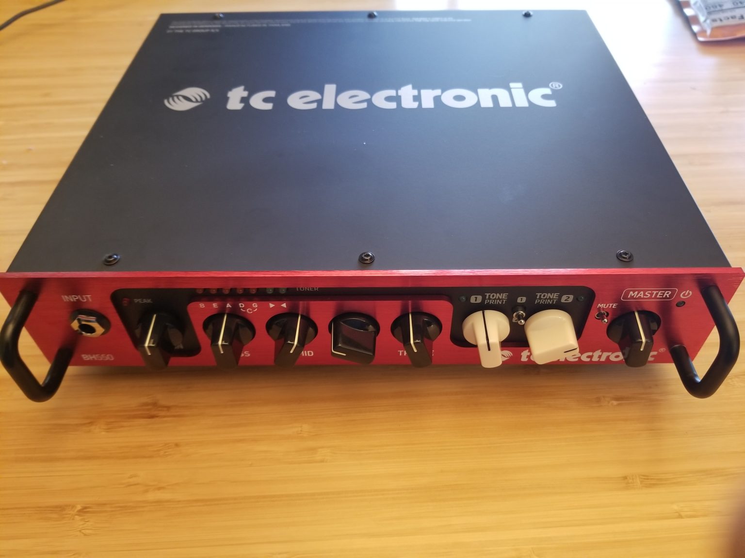 TC Electronic BH550 Watt Portable Bass Amp Head w/ TonePrint Effects