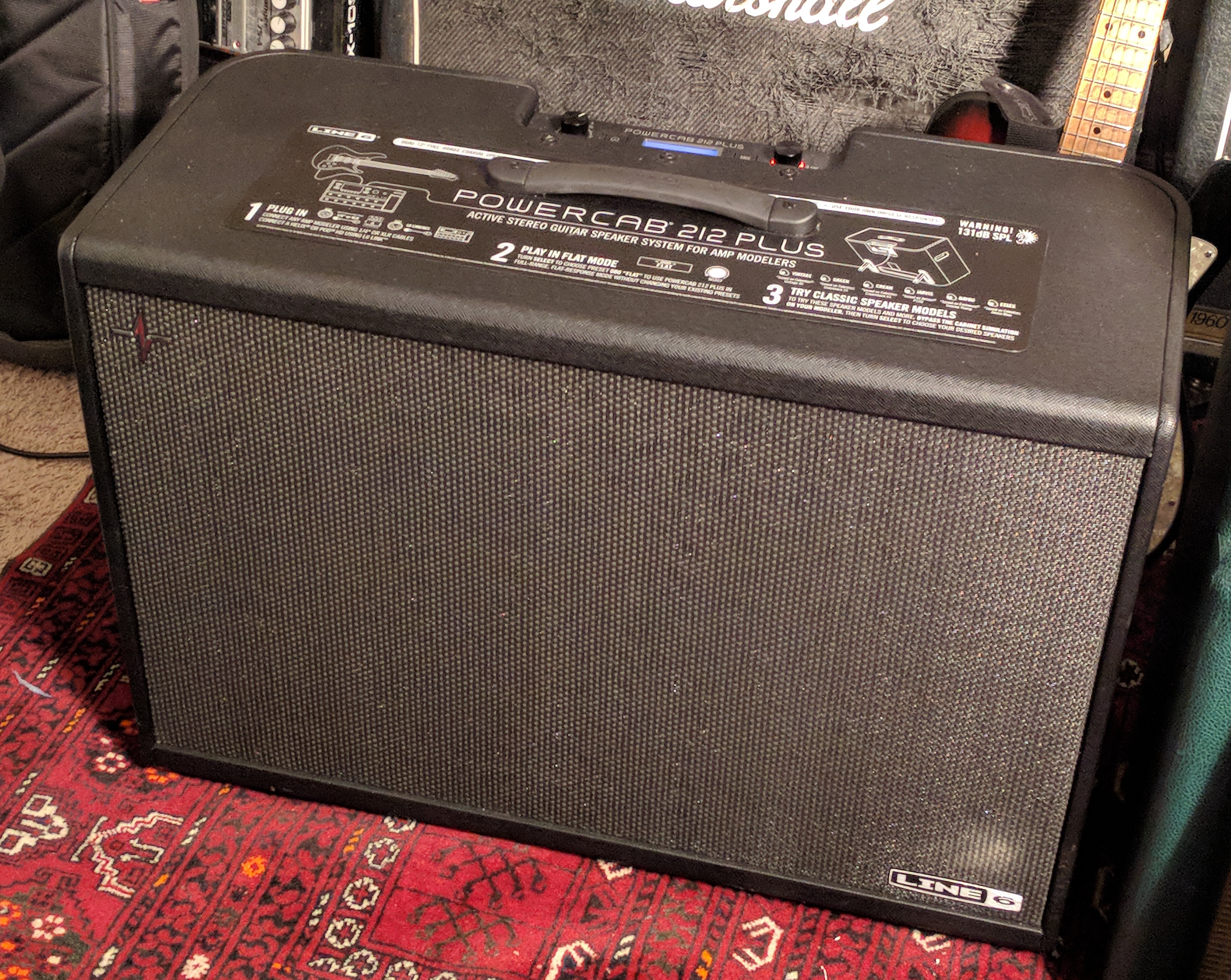 Line　Eclectic　PowerCab　Active　Guitar　212　Amplifier　Amp　Sounds　Plus　BOX　OPEN　Speaker