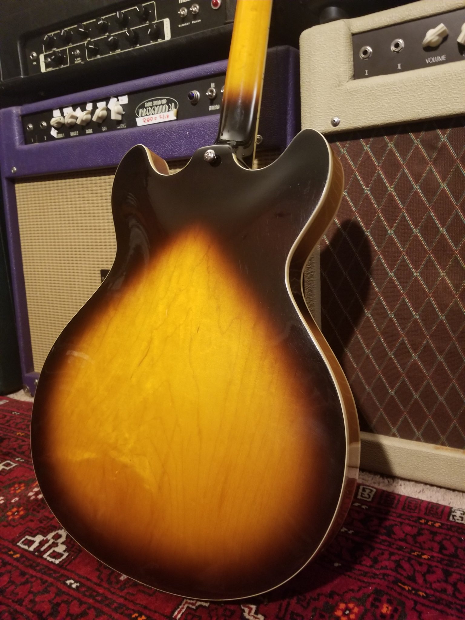 Washburn HB30 Electric Guitar 335 w/ Duncan Seth Lover PAF Pickups / Buzz Feiten Tuning System