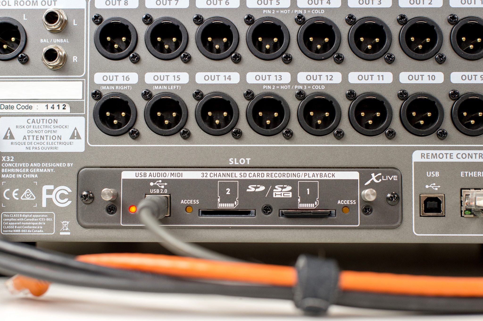 Behringer XLIVE X32 Expansion Card for 32 Channel Live Recording