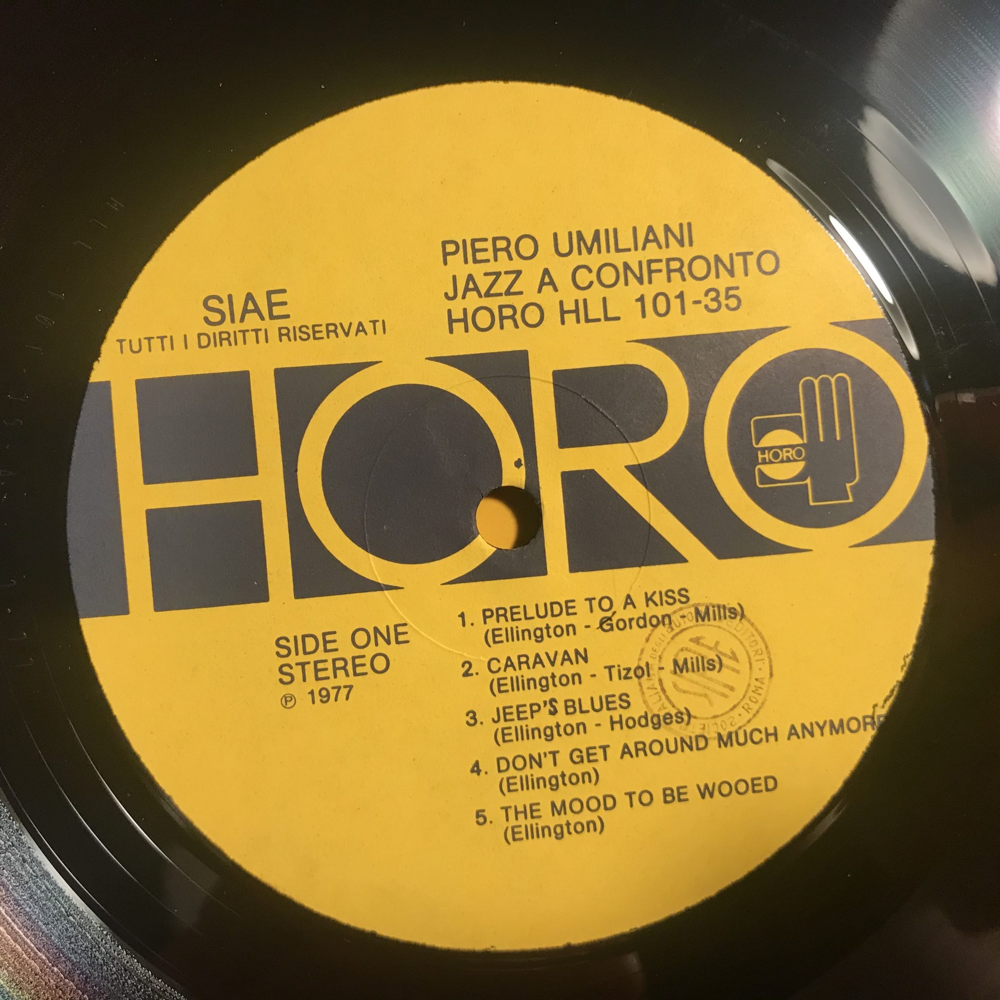 Piero Umiliani - Jazz A Confronto 35 LP NM/M 1974 Horo Italian Press ...
