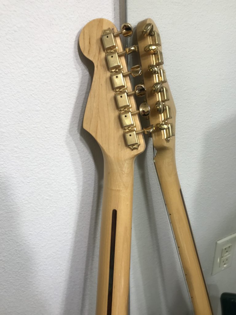 Rare Fender Squire II 1989 Stratocaster Strat Aqua Blue Gold Hardware