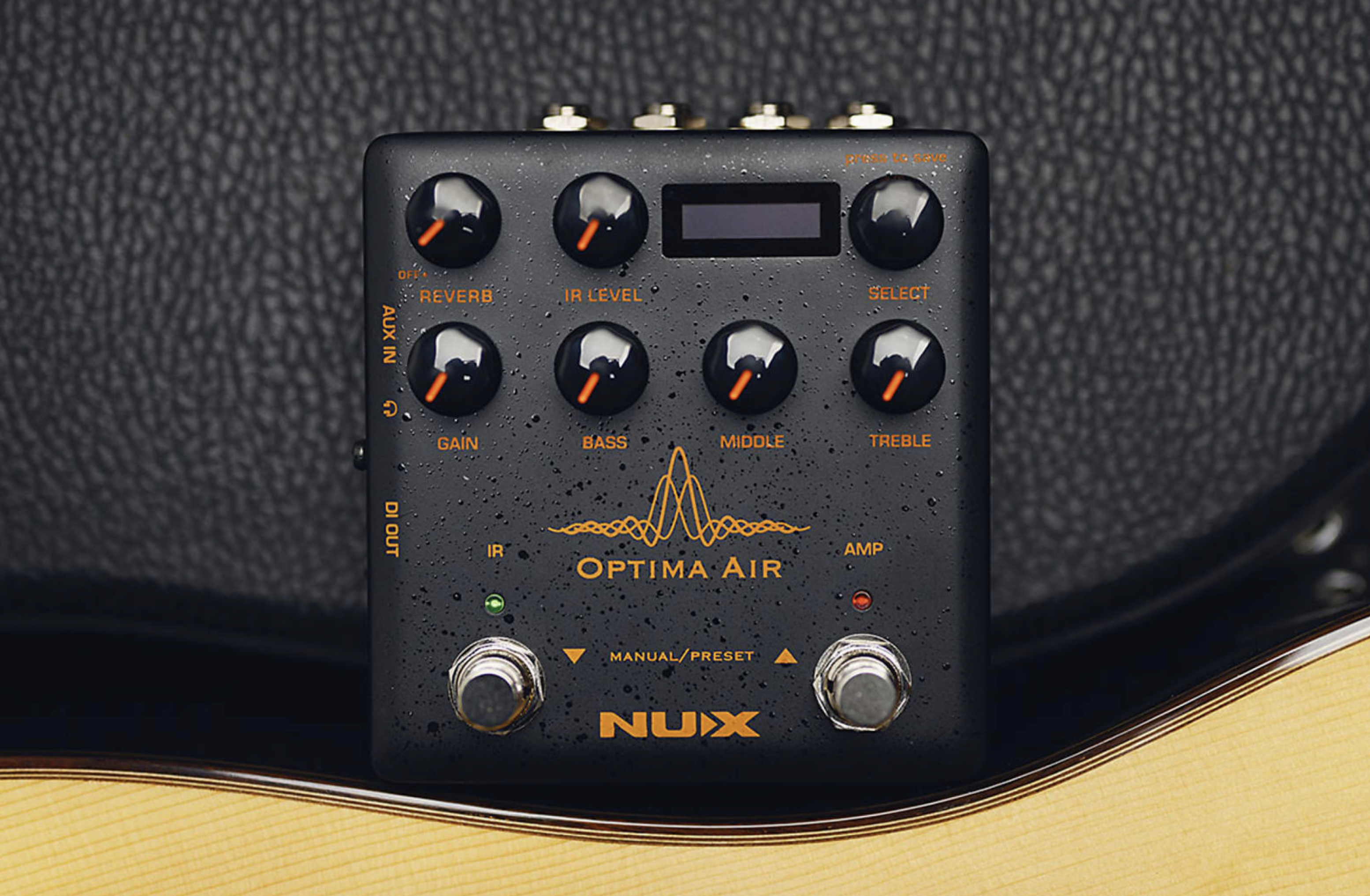 NuX Optima Air - Acoustic Simulator Guitar Pedal - IR's - Classic Guitars and...
