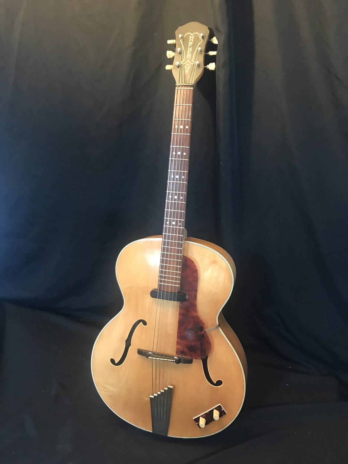 Vintage 1958 Hofner Senator Archtop Hollowbody Acoustic Electric Guitar ...