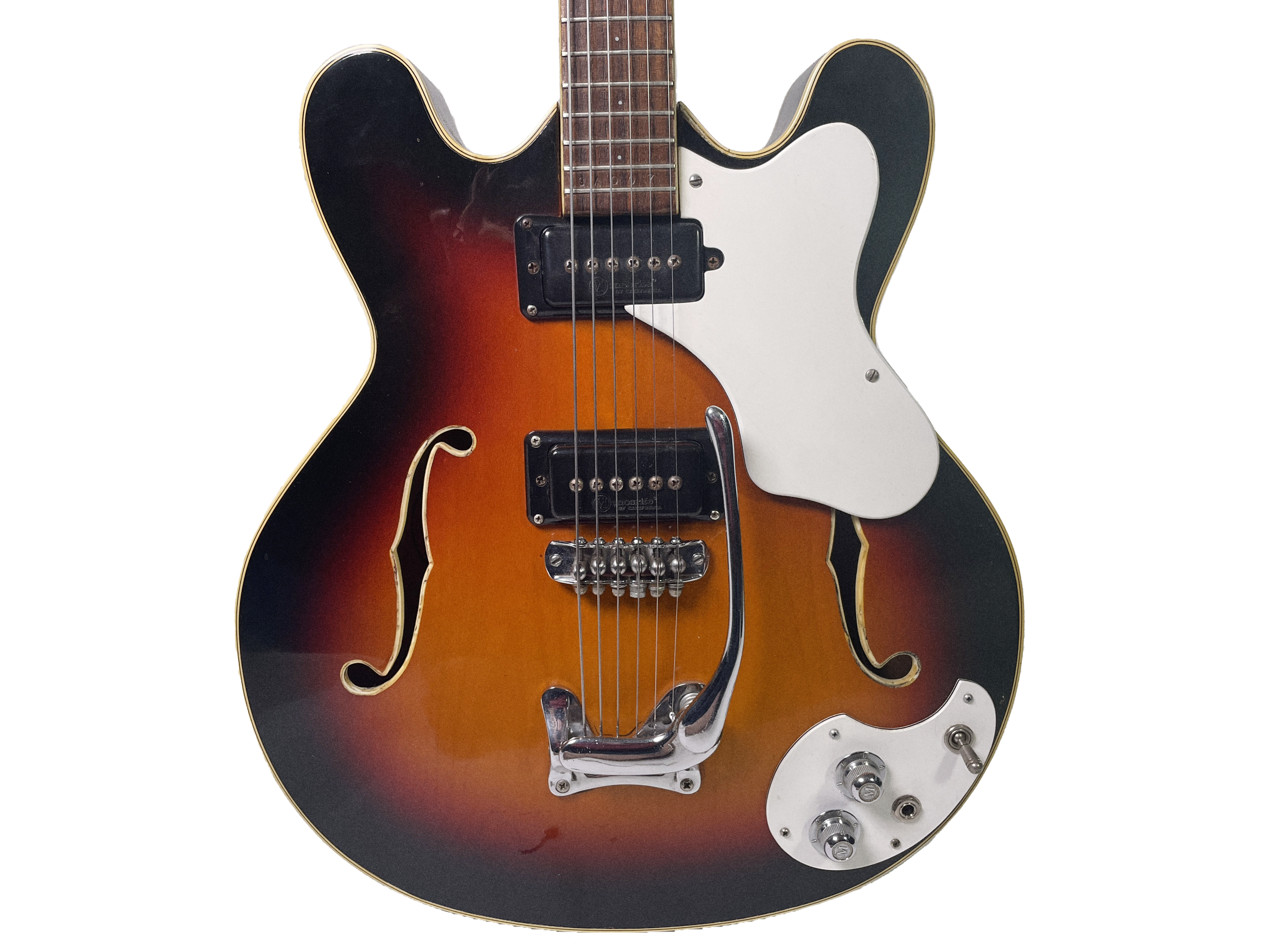 Ry Cooder Owned Mosrite Gospel Hollowbody Electric Guitar w/ COA