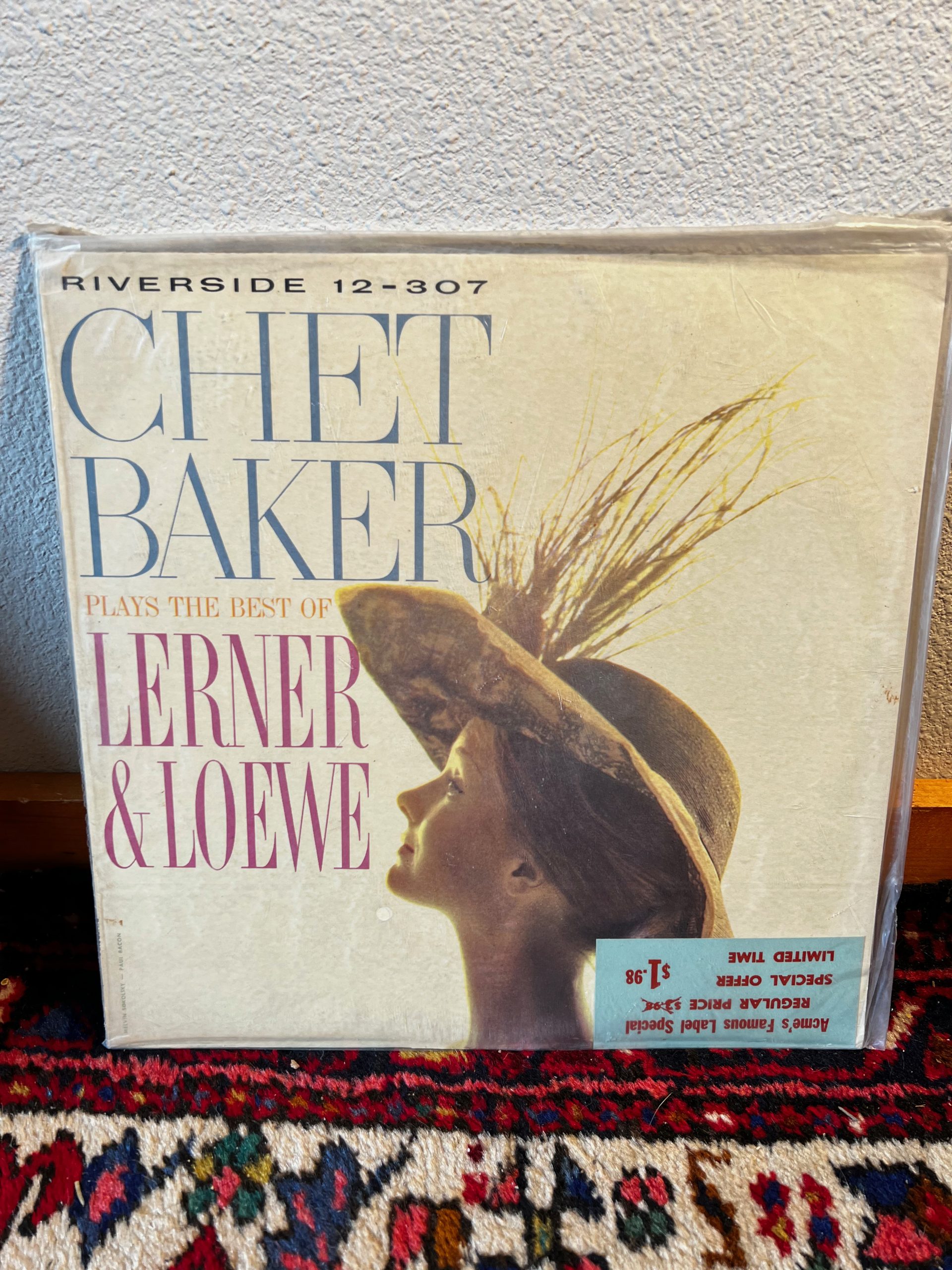 Chet Baker - Plays The Best Of Lerner & Loewe LP SEALED 1960