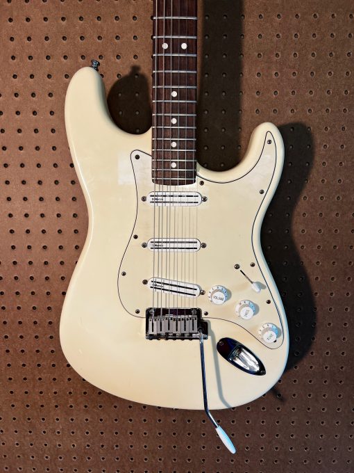 1996 50th Anniversary Fender Stratocaster Plus Olympic White / Dimarzio Blade Humbuckers, Sperzel Locking Tuners -