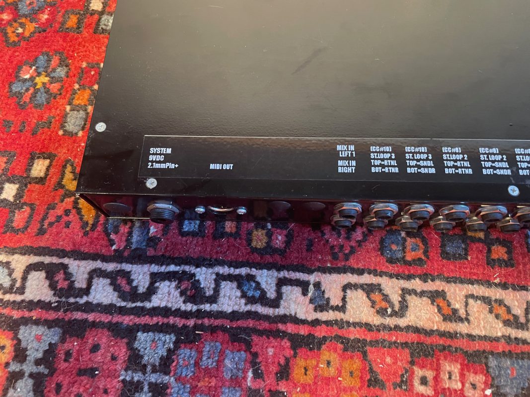 CAE Bradshaw Rack Pedalboard Switching System RS10 Midi