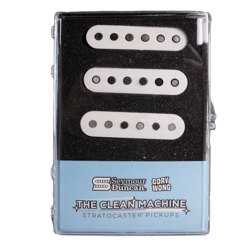 NEW Seymour Duncan Cory Wong Clean Machine Stratocaster Pickup Set - White  - Eclectic Sounds
