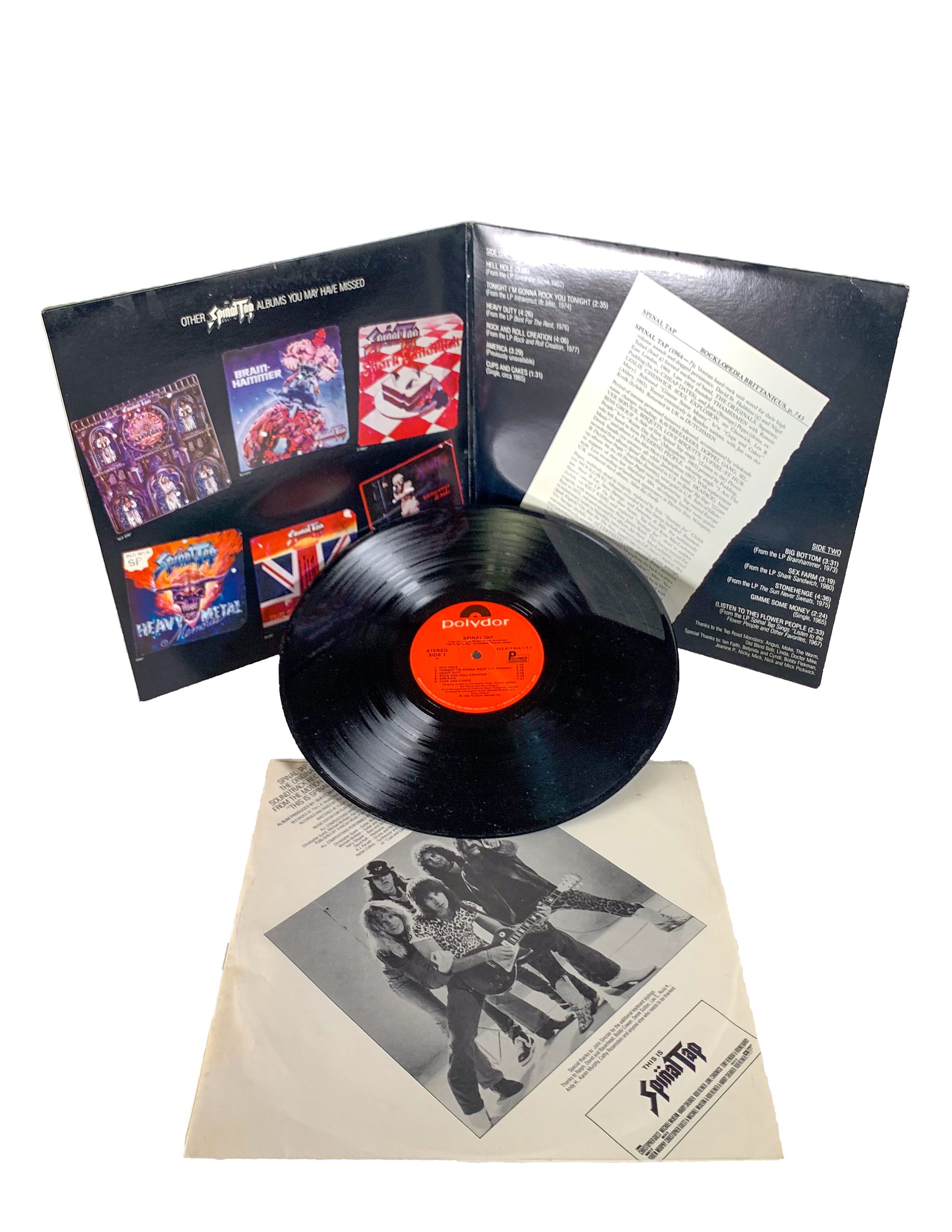 This is Spinal Tap - LP MINT - Original Soundtrack 1984 Gatefold - Rock ...