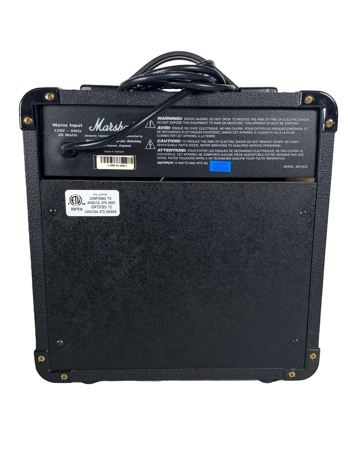 Marshall MG10cd Guitar Amplifier Eclectic Sounds