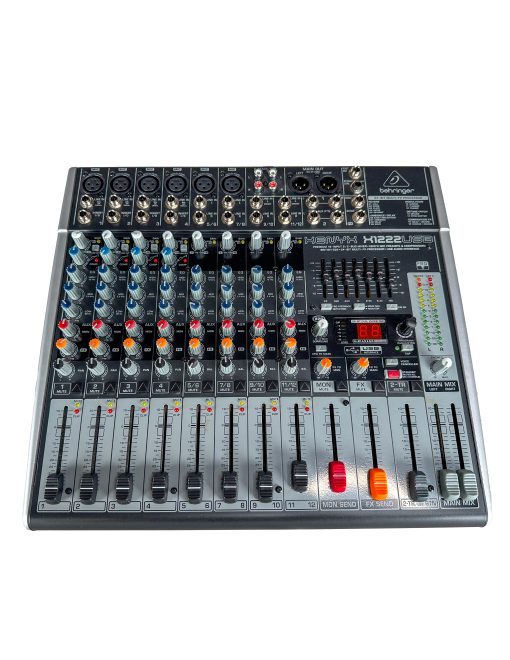 Behringer Xenyx X1222 USB Mixer & Carrying Case