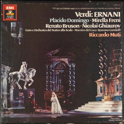 Giuseppe Verdi, Mirella Freni, Placido - Ernani 3xLP M Dec 1983 [Genre] SEALED PROMO