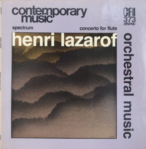 Henri Lazarof - Orchestral Music (Spectr LP M 1977 [Genre] Pristine Jacket & UNPLAYED vinyl. FLAWLESS all around. All records are Ultrasonic Cleaned on a KLAudio machine for improved audio fidelity and sonics! Go to eclsounds.com to view pics and flash sales.