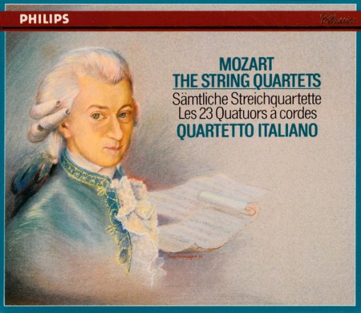 Wolfgang Amadeus Mozart - Quartetto It - The String Quartets 8xCD NM or M-  [Genre] 8 DISC: EX/NM / C: NM / Booklet: NM/M  /  / Ultrasonic Cleaned on Kirmuss machine for superior audio and sonics!