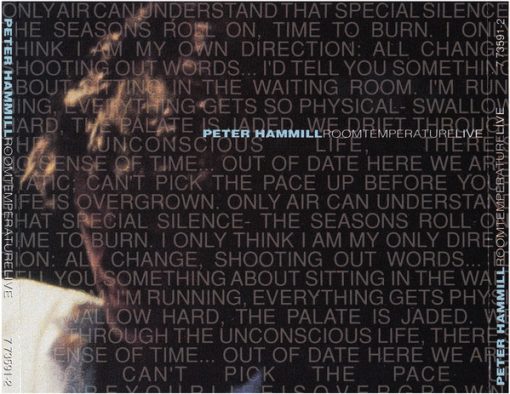 Peter Hammill - Room Temperature Live 2xCD M 1990 [Genre] PROMO MINT in every which way. 1990 only available in US in this pressing. Go to eclsounds.com to view pics and flash sales.