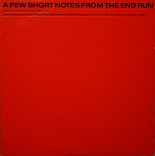 Kip Hanrahan - A Few Short Notes From T 12" M 1986 [Genre] UNPLAYED UNTOUCHED. Cover = EX. Go to eclsounds.com to view pics and flash sales.