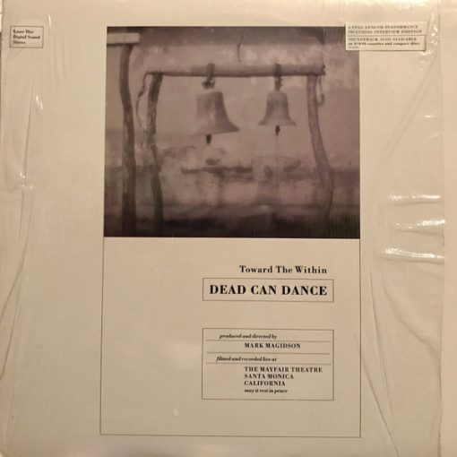 Dead Can Dance - Toward The Within Laserdisc NM or M- 1994 [Genre]