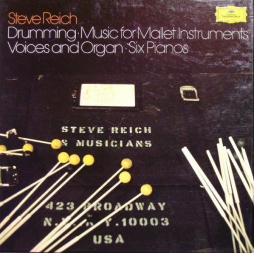 Steve Reich - Drumming / Music For Mal 3xLP NM or M- 1974 [Genre] Appears UNPLAYED. Ultrasonic Cleaned on KLAudio machine for superior sonics.