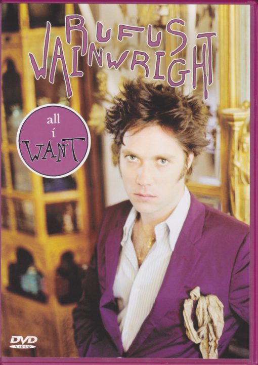 Rufus Wainwright - All I Want DVD NM or M- 2005 [Genre] Sealed Chinese Pressing with Chinese and English Text. Disc=EX. Case=NM. Go to eclsounds.com to view pics and flash sales.