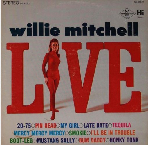 Willie Mitchell - Willie Mitchell Live LP NM or M- 1968 [Genre] V: NM C: EX. All records are Ultrasonic Cleaned on a KLAudio machine for improved audio fidelity and sonics! Go to eclsounds.com to view pics and flash sales.