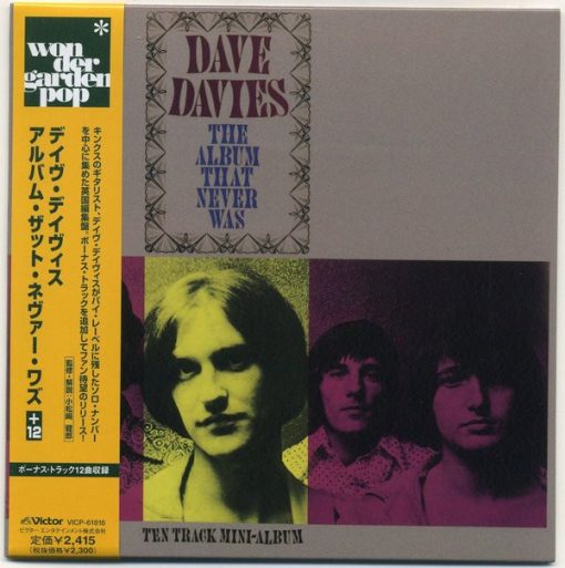 Dave Davies - The Album That Never Was CD M 24 Apr 2002 [Genre] SEALED and UNOPENED