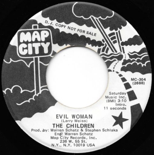 Yesterday's Children (2) - Evil Woman 7" M 1970 [Genre] PERFECT and Ultrasonic Cleaned.