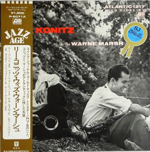 Lee Konitz & Warne Marsh - Lee Konitz With Warne Ma LP M 1972 [Genre] UNPLAYED MINT VINYL PERFECT / Cover: NM has inner Japan sleeve no outside OBI strip has Amoeba price sticker