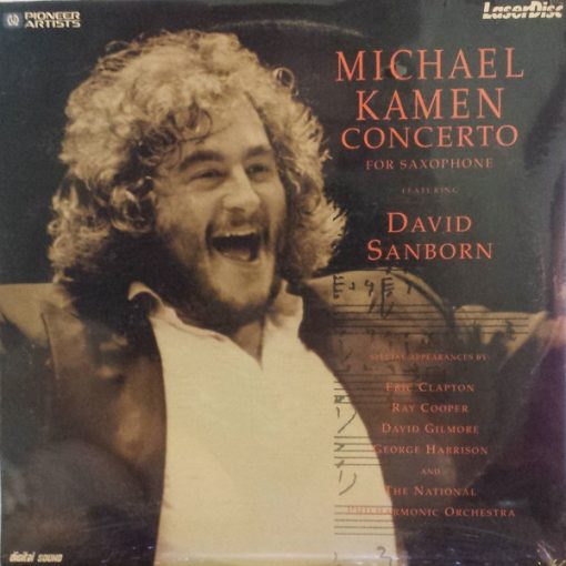 Michael Kamen Featuring David Sanborn - Concerto For Saxophone Laserdisc NM or M- 1991 [Genre] Go to eclsounds.com to view pics and flash sales.