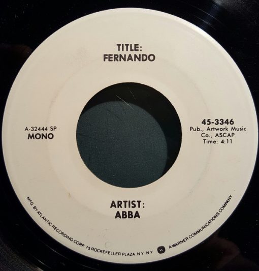 ABBA - Fernando 7" NM or M- 1976 [Genre] All records are Ultrasonic Cleaned on a KLAudio machine for improved audio fidelity and sonics! Go to eclsounds.com to view pics and flash sales.