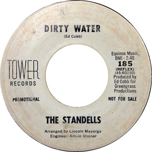 The Standells - Dirty Water 7" NM or M- 1965 [Genre] V: EX/NM Label has marker and 3 stickers. WLP. Vinyl is clean! /  /  Ultrasonic Cleaned on Kirmuss for superior sonics.