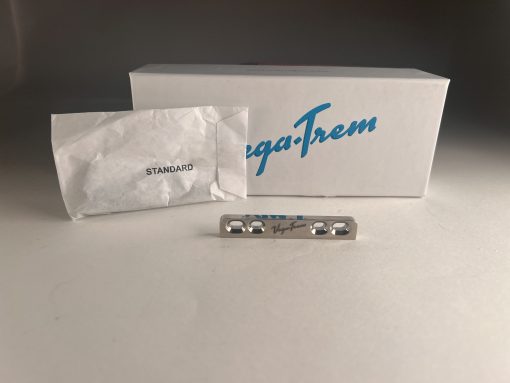 Vega Trem Tremelo Tremolo CHROME Fulcrum 4 Point PLATE & Screws (Copy)