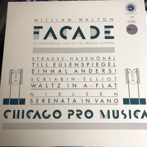 Sir William Walton, Chicago Pro Musica - Facade - An Instrumental LP M 1984 [Genre] Ultrasonic Cleaned Conservative Grading  = Listing uses a stock photo. Request pictures if you'd like to see the actual item. We have been selling all music formats for over 25 years aka eclsounds