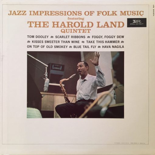 The Harold Land Quintet* - Jazz Impressions Of Folk LP NM or M- 1963 [Genre] VINYL/COVER: EX/NM Ultrasonic Cleaned !!! This listing uses a stock photo. You will receive the exact pressing that the stock photo shows. We grade conservatively, and have been selling records/cd’s for over 25 years. Please inquire if you would like to see pictures of the actual item or have any questions. !!!