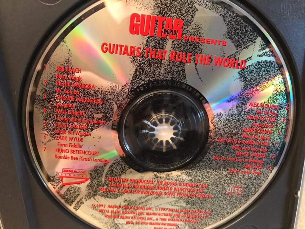 Guitars The Rule The World CD Yngwie Wylde Nuno Kotzen Collins Gilbert ...