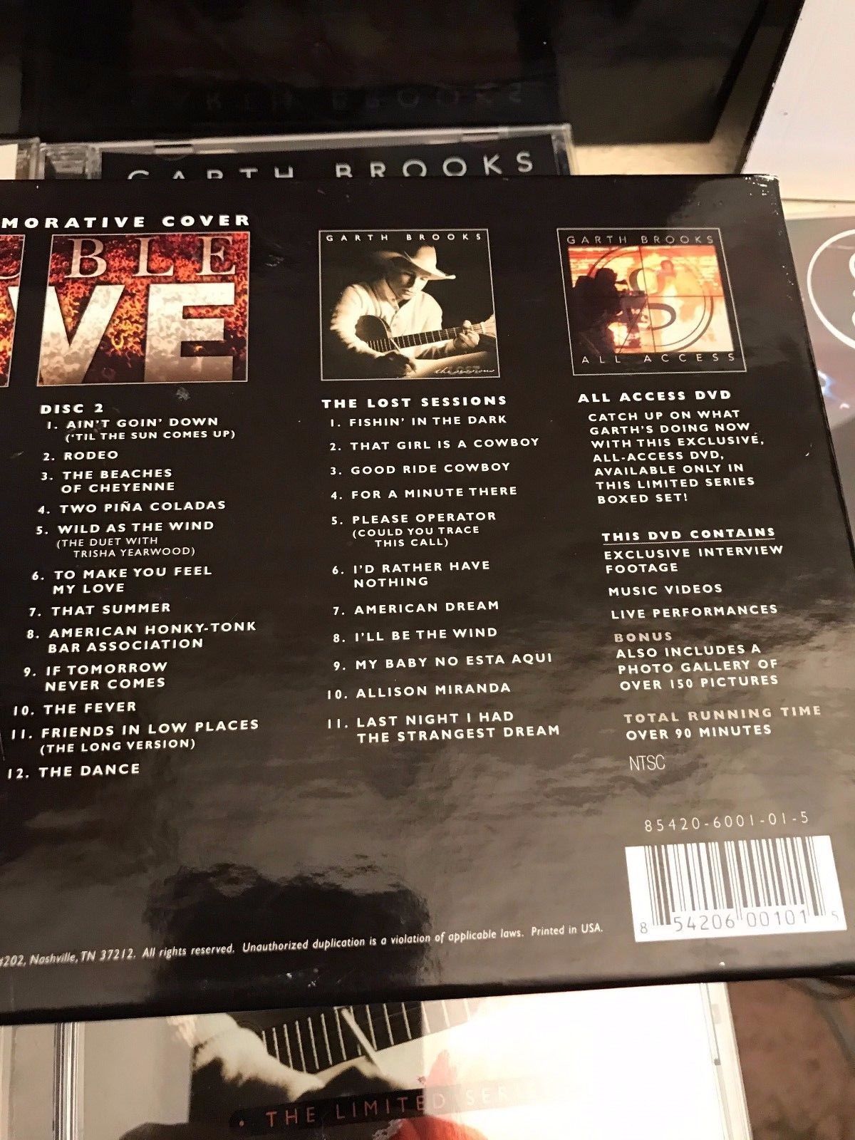 Garth Brooks The Limited Series 5 CD DVD BOX SET & Book Near Mint