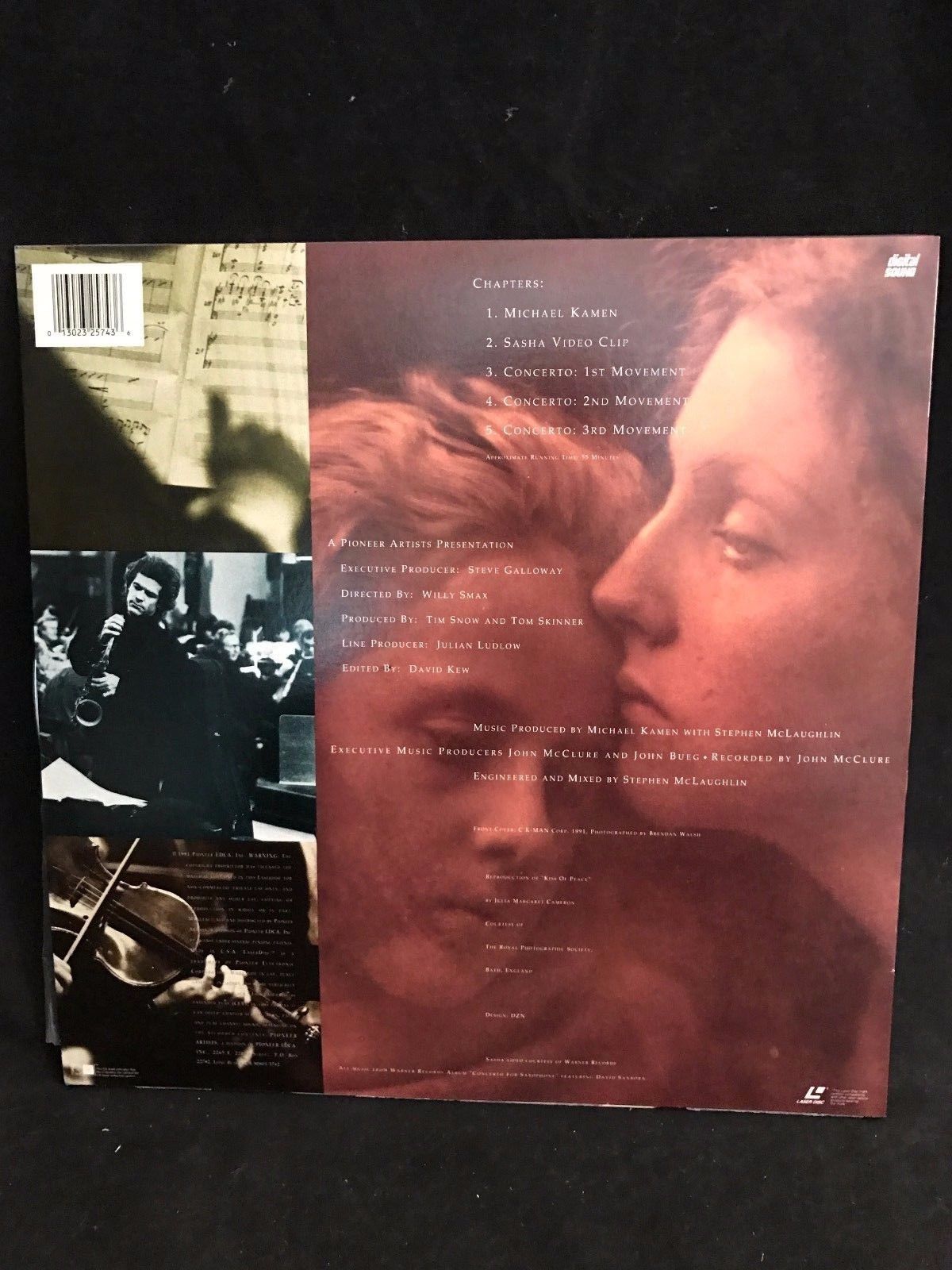 KAMEN　LaserDisc　for　Gilmour　CONCERTO　Clapton　Saxophone　Eclectic　NM/NM　MICHAEL　Harrison　SANBORN　Sounds