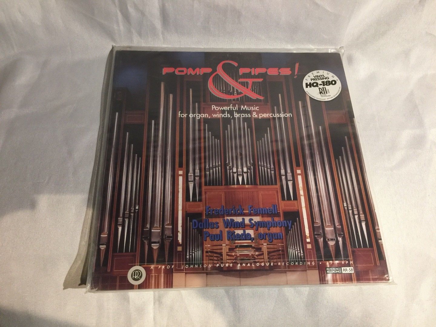 Fennell, Riedo, DWS - Pomp & Pipes! 2 LP SEALED Audiophile Reference RR-58  1994 LtdEd